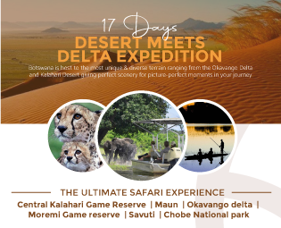 17 DAY DESERT MEETS DELTA  EXPEDITION